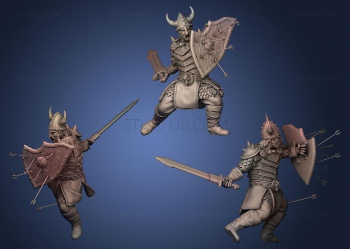 3D model Warrior (STL)